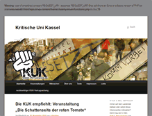 Tablet Screenshot of kritischeuni.de